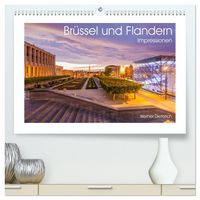 Produktbild: Br&uuml;ssel und Flandern Impressionen (hochwertiger Premium Wandkalender 2026 DIN A2 quer), Kunstdruck in Hochglanz
