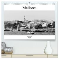 Produktbild: Mallorca monochrom (hochwertiger Premium Wandkalender 2026 DIN A2 quer), Kunstdruck in Hochglanz