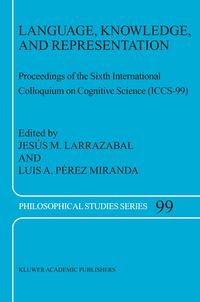 Produktbild: Language, Knowledge, and Representation