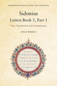 Produktbild: Sidonius: Letters Book 5, Part 1
