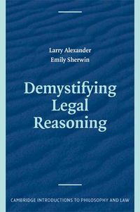 Produktbild: Demystifying Legal Reasoning