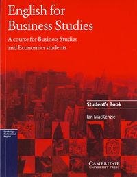 MacKenzie, I: English for Business Studies Student's book