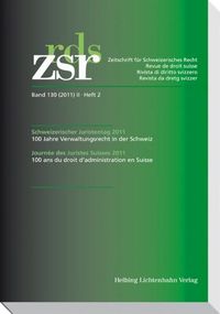 Produktbild: ZSR 2011 II Heft 2 - Schweizerischer Juristentag 2011