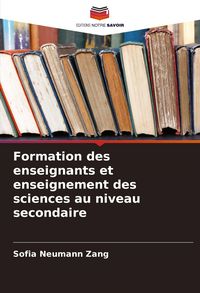 Produktbild: Formation des enseignants et enseignement des sciences au niveau secondaire