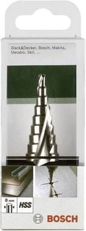Produktbild: Bosch Accessories 2609255115 HSS Stufenbohrer Gesamtl&auml;nge 75mm 3-Fl&auml;chenschaft 1St.