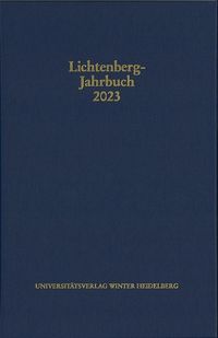 Produktbild: Lichtenberg-Jahrbuch 2023