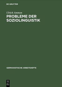 Produktbild: Probleme der Soziolinguistik