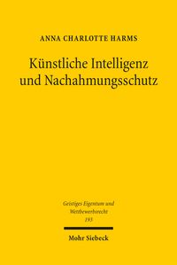 Produktbild: K&uuml;nstliche Intelligenz und Nachahmungsschutz