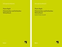 Produktbild: Historisches und kritisches W&ouml;rterbuch