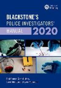 Produktbild: Blackstone's Police Investigators' Manual 2020