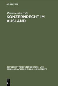 Produktbild: Konzernrecht im Ausland