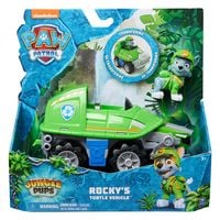 Produktbild: PAW Patrol Jungle Pups – Schnappschildkröten-Fahrzeug mit Rocky-Figur (Basis Fahrzeug)