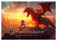 Produktbild: Drachent&auml;nzer - Bildgeschichten aus dem Mittelalter (Wandkalender 2026 DIN A2 quer), CALVENDO Monatskalender