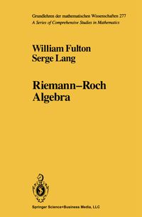 Produktbild: Riemann-Roch Algebra