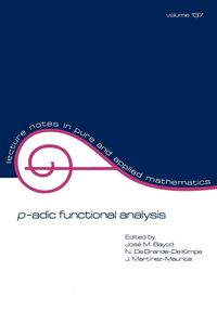 Produktbild: p-adic Function Analysis
