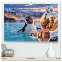 Produktbild: Pinguins gro&szlig;e Weltreise (hochwertiger Premium Wandkalender 2027 DIN A2 quer), Kunstdruck in Hochglanz