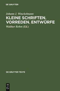 Produktbild: Kleine Schriften &iquest; Vorreden &iquest; Entw&uuml;rfe