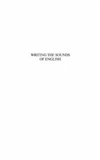 Produktbild: Writing the sounds of english