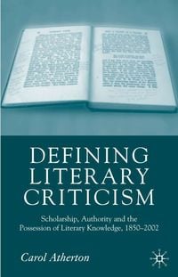 Produktbild: Defining Literary Criticism