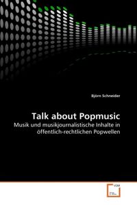 Produktbild: Schneider, B: Talk about Popmusic