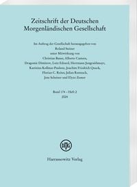 Produktbild: Zeitschrift der Deutschen Morgenländischen Gesellschaft 174 (2024) 2