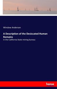 Produktbild: A Description of the Desiccated Human Remains