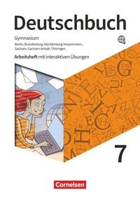 Produktbild: Deutschbuch Gymnasium - Berlin, Brandenburg, Mecklenburg-Vorpommern, Sachsen, Sachsen-Anhalt und Th&uuml;ringen - Ausgabe 2019 - 7. Schuljahr