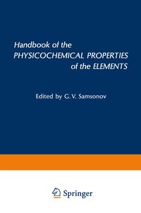 Produktbild: Handbook of the Physicochemical Properties of the Elements