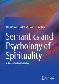 Produktbild: Semantics and Psychology of Spirituality