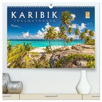 Produktbild: Karibik - Traumstr&auml;nde (hochwertiger Premium Wandkalender 2027 DIN A2 quer), Kunstdruck in Hochglanz