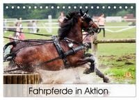 Produktbild: Fahrpferde in Aktion (Tischkalender 2027 DIN A5 quer), CALVENDO Monatskalender