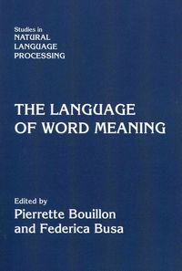 Produktbild: The Language of Word Meaning