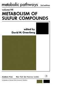 Produktbild: Metabolism of Sulfur Compounds