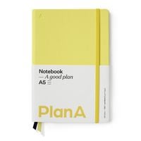 Produktbild: Notizbuch A5 Hardcover Liniert Lemon Yellow