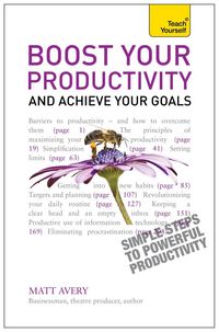 Produktbild: Boost Your Productivity and Achieve Your Goals: Teach Yourself