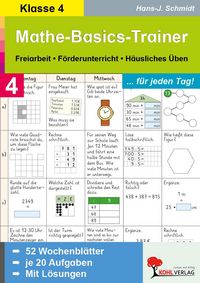 Produktbild: Mathe-Basics-Trainer 4. Schuljahr