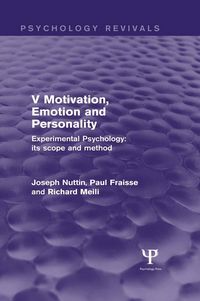 Produktbild: Experimental Psychology Its Scope and Method: Volume V