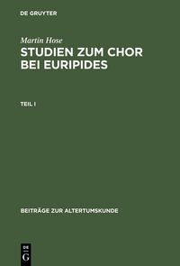 Produktbild: Studien zum Chor bei Euripides