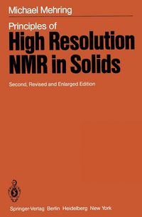 Produktbild: Principles of High Resolution NMR in Solids