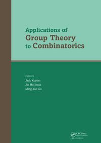 Produktbild: Applications of Group Theory to Combinatorics