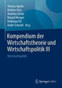 Produktbild: Kompendium der Wirtschaftstheorie und Wirtschaftspolitik III