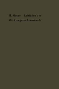 Produktbild: Leitfaden der Werkzeugmaschinenkunde