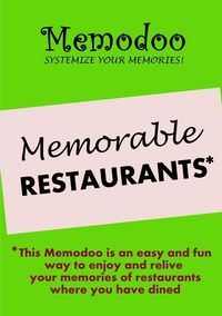 Produktbild: Memodoo Memorable Restaurants