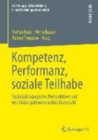 Produktbild: Kompetenz, Performanz, soziale Teilhabe