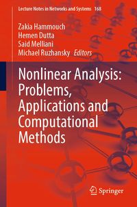 Produktbild: Nonlinear Analysis: Problems, Applications and Computational Methods