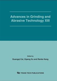 Produktbild: Advances in Grinding and Abrasive Technology XIII