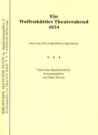 Produktbild: Ein Wolfenb&uuml;ttler Theaterabend 1654