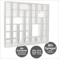 Produktbild: Hochwertiger Acryl-Setzkasten mit verspiegelter R&uuml;ckwand und vorderer T&uuml;r