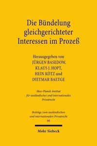 Produktbild: Die B&uuml;ndelung gleichgerichteter Interessen im Proze&szlig;