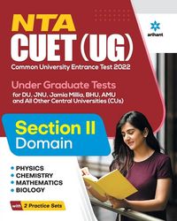 Produktbild: NTA CUET UG 2022 Section 2 Physics,Chemistry,Mathematics and Biology